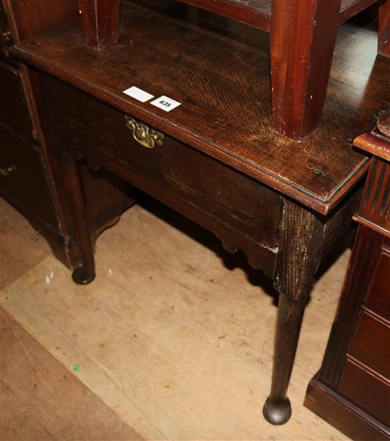 Early Victorian 18th century oak lowboy